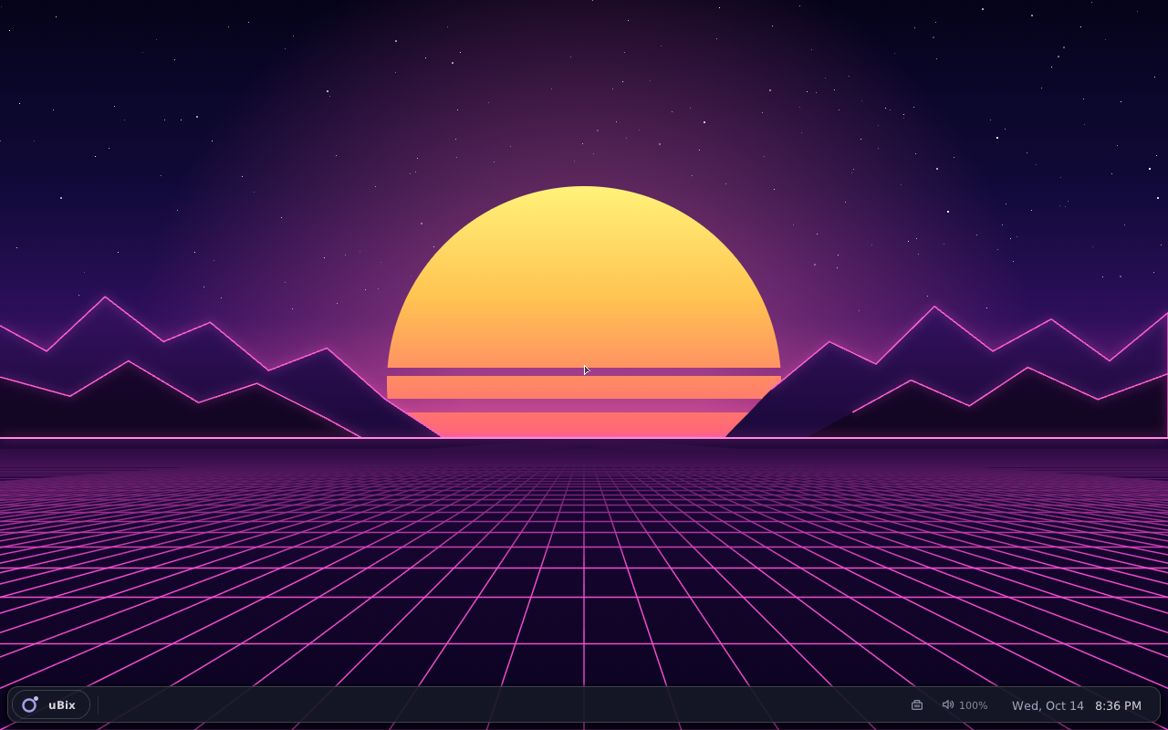 The redesigned desktop